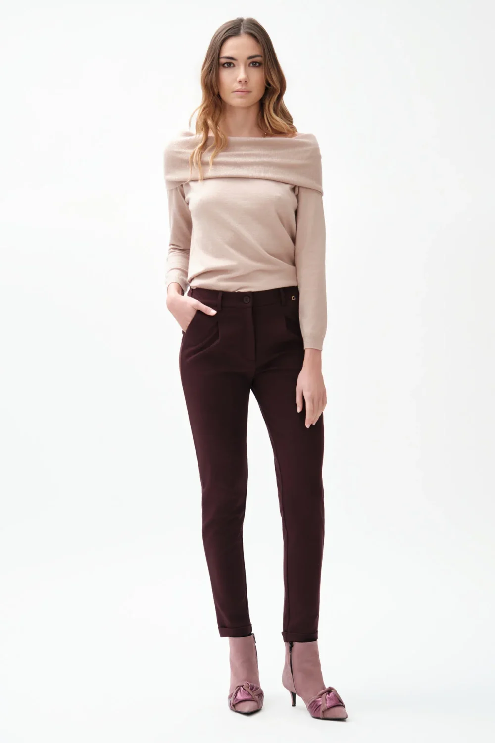 PANT CON PENCES E ELA PUNTO MILANO – DGF7204