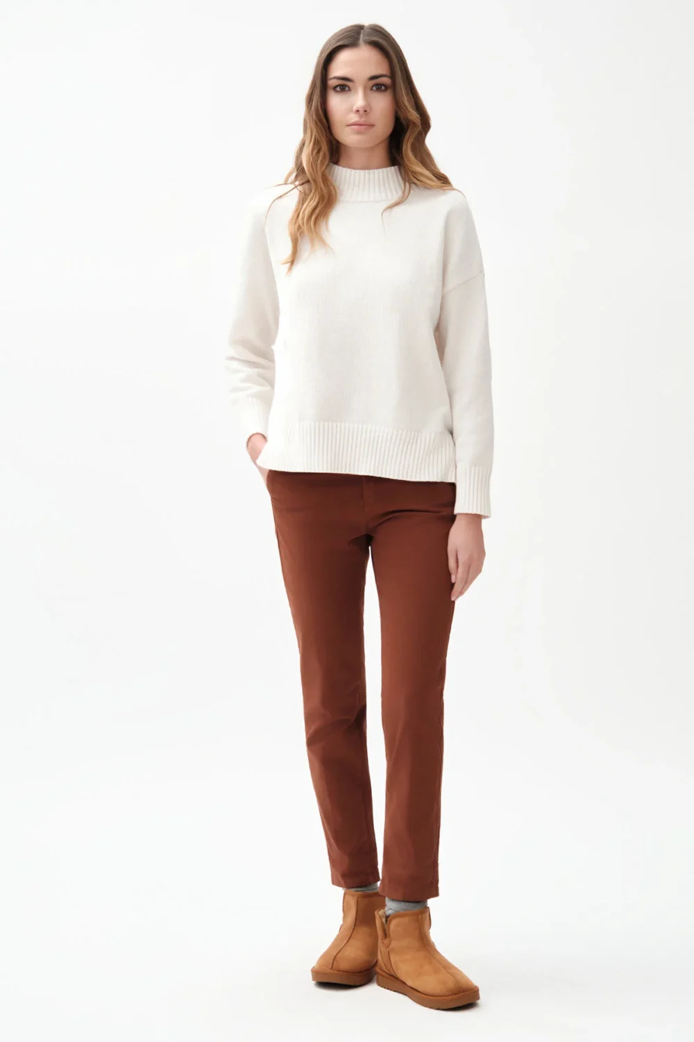 PANTALONE AURORA TASCA AMERICA GABARDINA – DGF7370