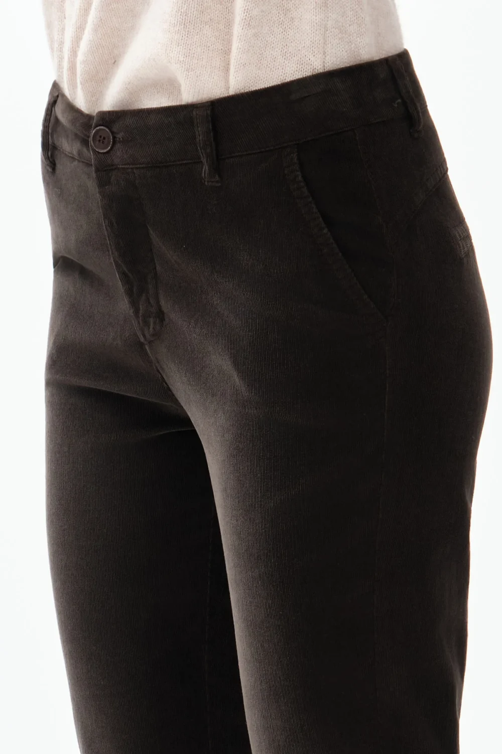 PANTALONE AURORA VELLUTO MILLE RIGHE – DGF7372