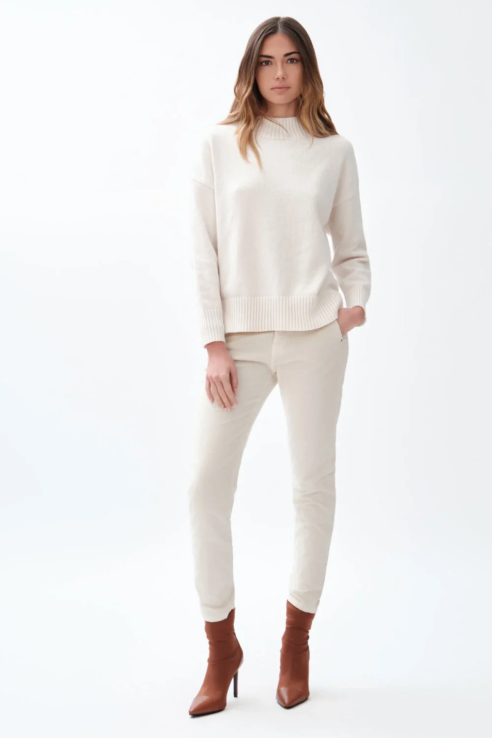 PANTALONE PUSHUP VELLUTO MILLE RIGHE – DGF7375