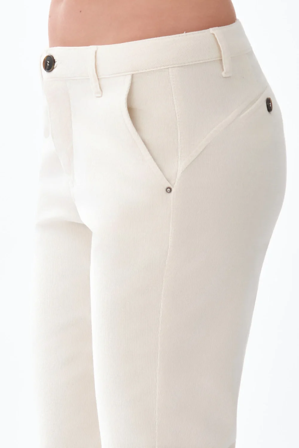 PANTALONE PUSHUP VELLUTO MILLE RIGHE – DGF7375