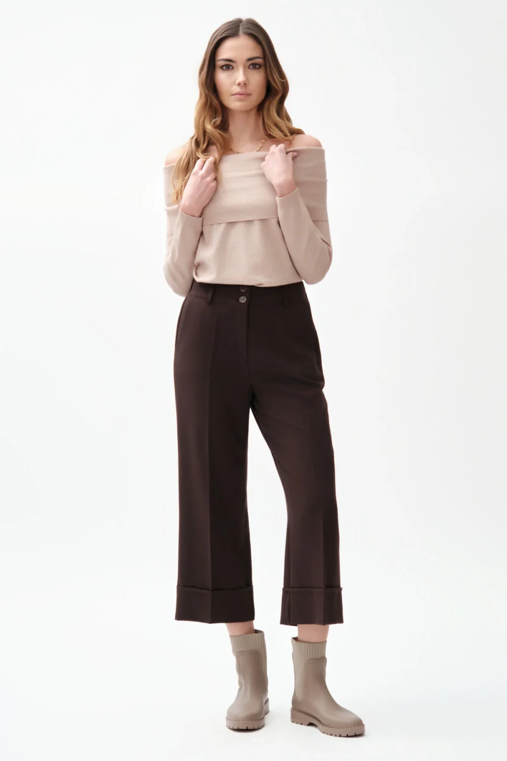 PANTALONE DUE BOTTONI MANOLANA – DGF7473