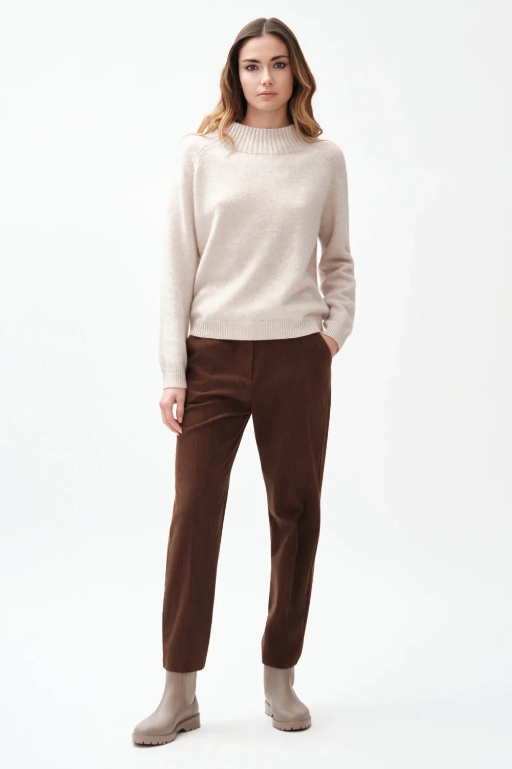 PANTALONE CAPRI VELLUTO WOLF – DGF7484