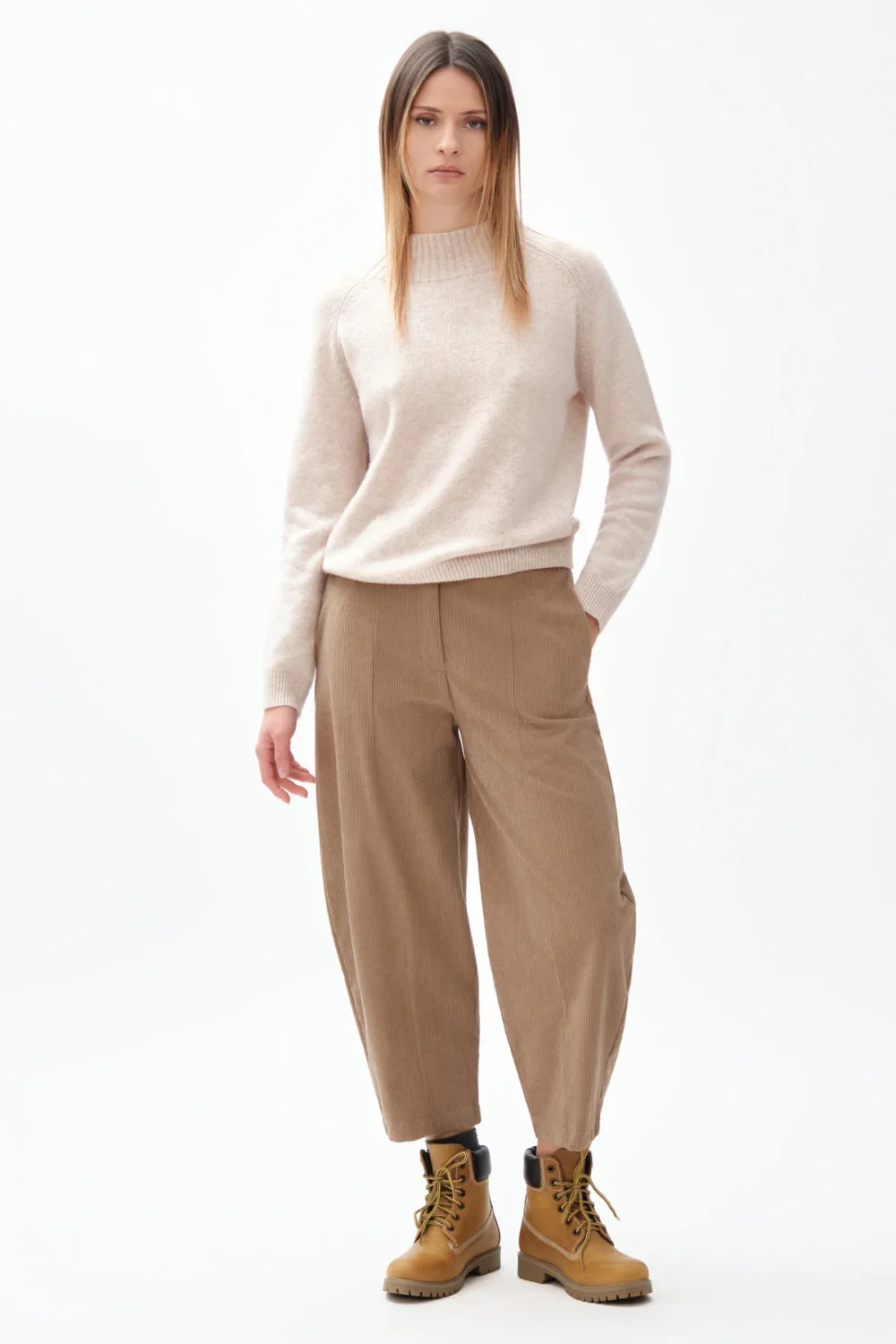 PANTALONE BALLOON VELLUTO WOLF – DGF7486