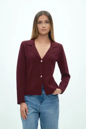 GIACCA 2 BOTTONI GIOIELLO VISCOSA FIN 7 - DGF6927