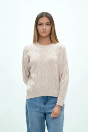 PARICOLLO OVER TRECCE CASHMERE FIN 12 - DGF6962