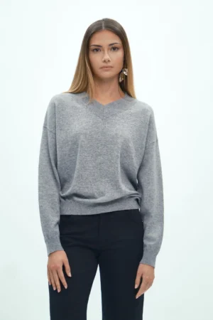 SCOLLO A V CASHMERE FIN 12 - DGF6967