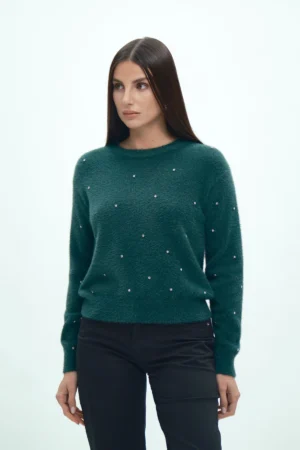 PARICOLLO EFFETTO PELO CON STRASS FIN 7 - DGF6980