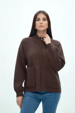 GIUBBINO ZIP E TASCONI VISCOSA FIN 5 - DGF6987