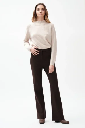 PANT ZAMPA CON STRASS PUNTO MILANO - DGF7214