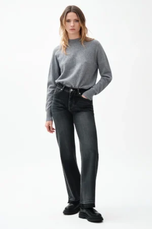 JEANS SARA FLARE PALAZZO GRAY TEX COMFORT - DGF7312