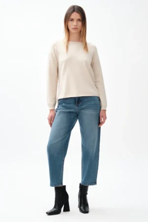 JEANS MADIA BALLOON LAV CHIARO TEX COMFORT - DGF7325