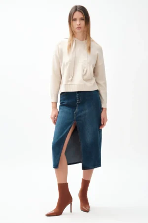 GONNA DI JEANS LAV SCURO TEX COMFORT - DGF7333
