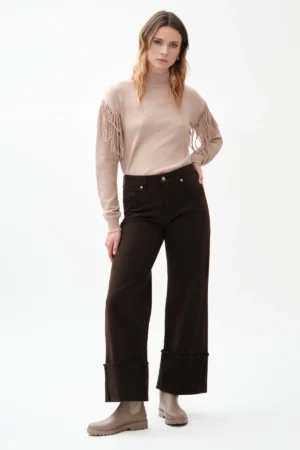 PANTALONE CON PIEGA GABARDINA - DGF7390