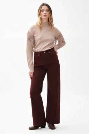 PANTALONE 5 TASCHE BULL VITA ALTA - DGF7393