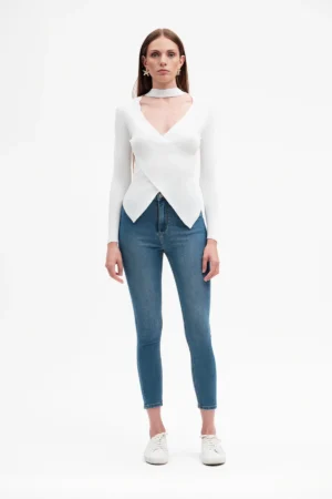 JEANS SKINNY V. ALTA LAV MEDIO - DGP7501