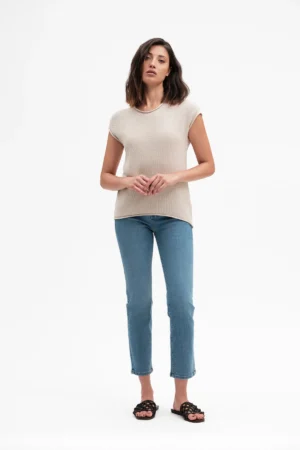 MAGLIA MEZZA MANICA NIDO D'APE MISTO COTONE LUREX - DGP7668