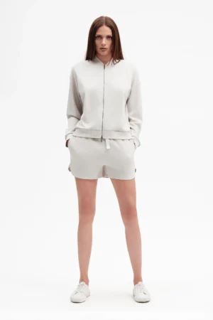 FELPA MODAL LEGGERO CON ZIP - DGP7724