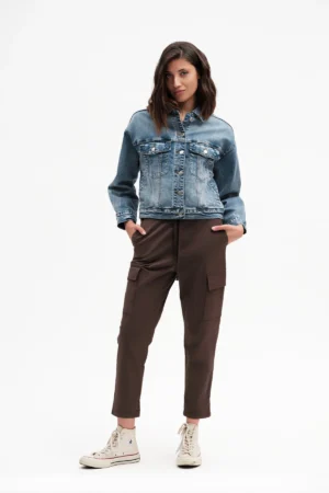 PANTALACCIO CON TASCONI GABARDINA - DGP7910