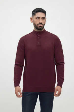 LUPETTO TRE BOTTONI CASHMERE FIN 7 - UGF4053