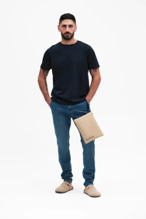 T-SHIRT MM FILO DI SCOZIA CON POCHETTE - UGP4656