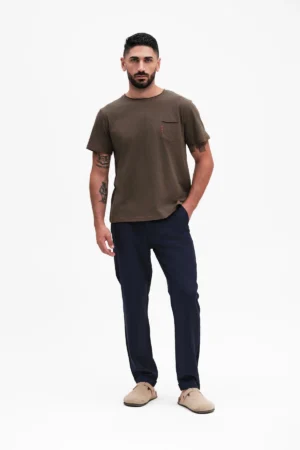 T-SHIRT COTONE FIAMMATO TAGLIO VIVO - UGP4652