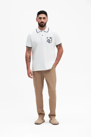 POLO CON TASCHINO FIORI - UGP4756