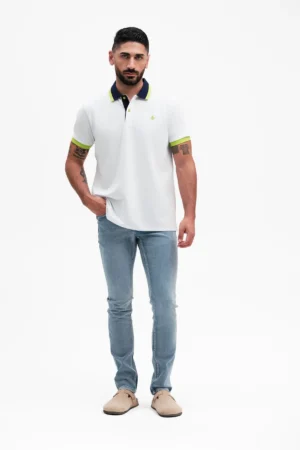 POLO CON COLLETTO BICOLORE - UGP4757