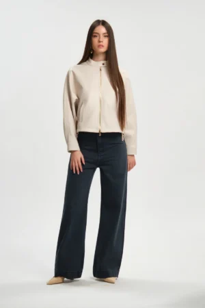 GIUBBINO CROPPED ECOPELLE - DGP8335