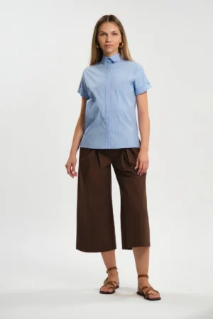 CAMICIA MEZZA MANICA RIGATA LARGA - DGP8893