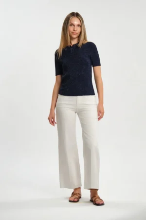 POLO M.M.  COSTA INGLESE VISCOSA LUREX - DGP8408