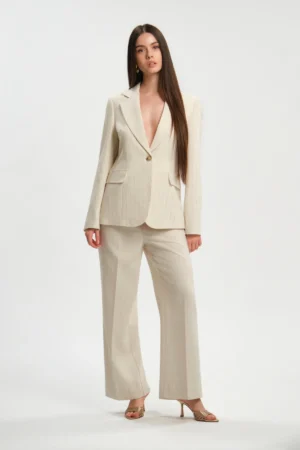 TAILLEUR RIGATO MISTO LINO - DGP8982