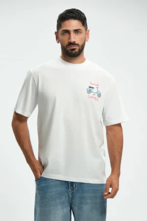 T-SHIRT MEZZA MANICA COTONE VESPA - UGP5150