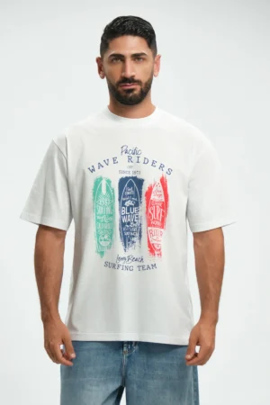 T-SHIRT MEZZA MANICA COTONE SURF - UGP5153