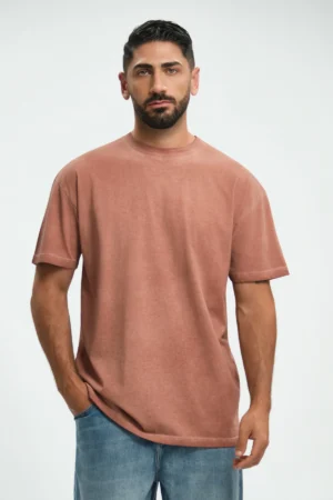 T-SHIRT MEZZA MANICA OVER TINTO FREDDO - UGP5163